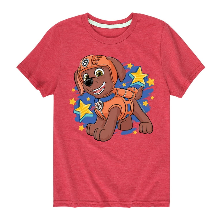 Paw Patrol Zuma Sketch Toddler Youth Short Sleeve Graphic T