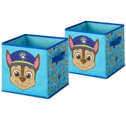 Paw Patrol Kids' 2-Pack Printed Toy Storage Cubes, 10" x 10"