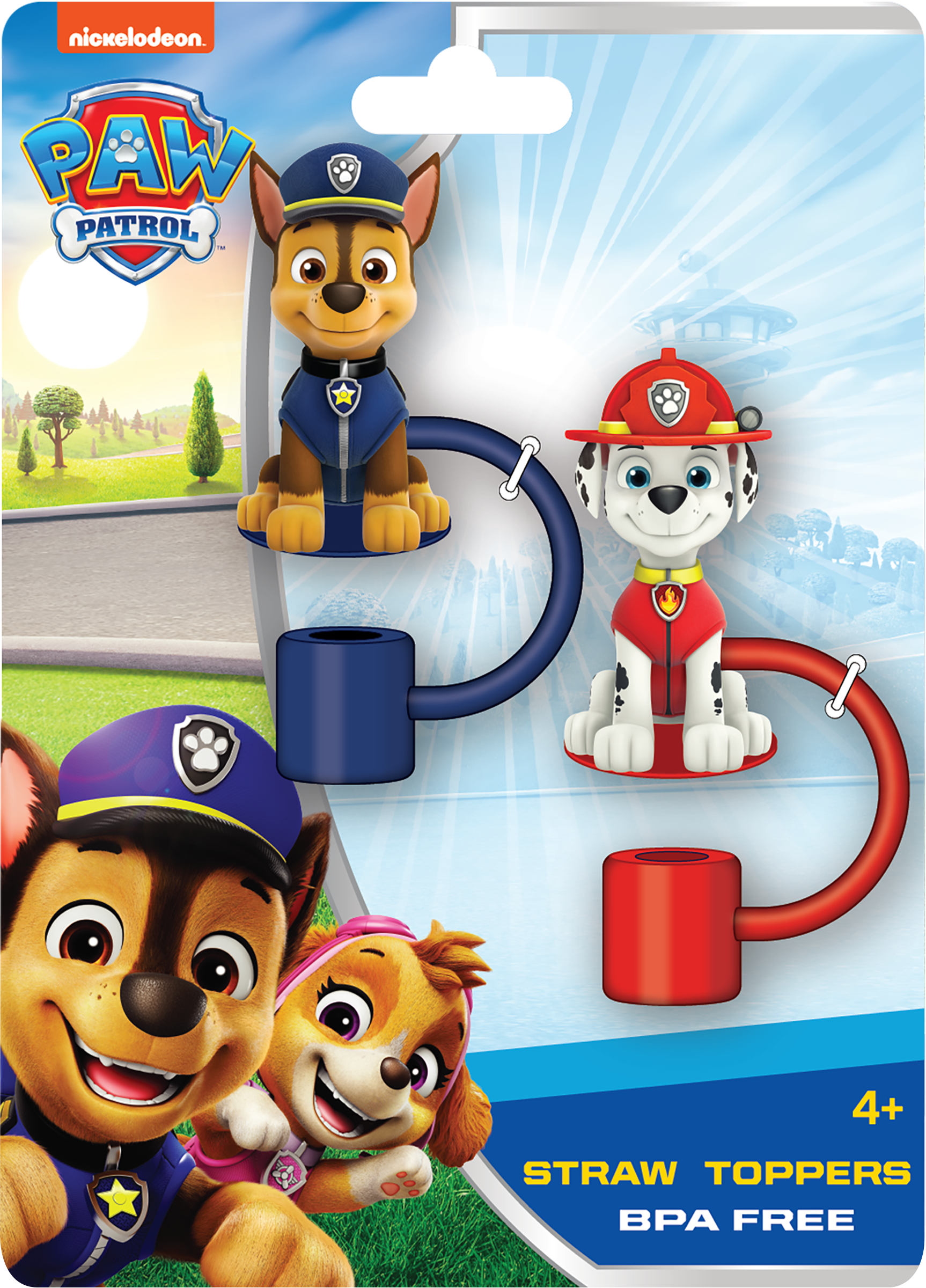 Paw Patrol licensed Straw Topper
