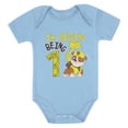 thumbnail image 1 of Paw Patrol's Rubble-Themed 1st Birthday Baby Bodysuit - Baby Boy Outfit for First Birthday Celebrations - Official Nickelodeon Apparel - Gift for New Parents - Baby Shower Present - 24M (18-24M) Aqua, 1 of 6
