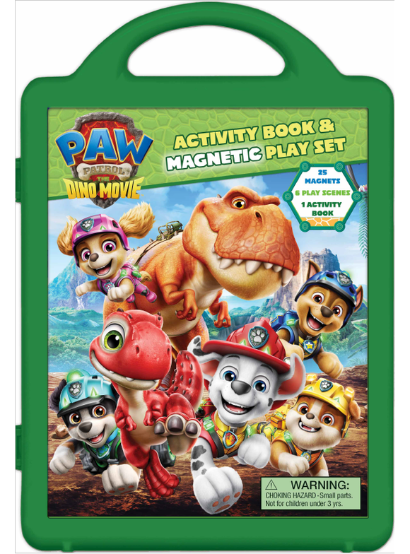 Paw Patrol the Dino Movie: Book and Magnetic Play Set (Hardcover)