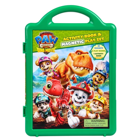 Paw Patrol the Dino Movie: Book and Magnetic Play Set (Hardcover)