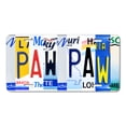 thumbnail image 1 of Paw Paw License Plate – Grandpa Auto Tag – Vintage Style Family Sign – Car, Truck, RV, Home Wall Art – Gift for Grandfathers & Paw Paw Appreciation, 1 of 6