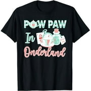 Paw Paw Of The Birthday Girl Shirt - Grandpa In Onderland T-Shirt
