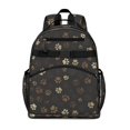 thumbnail image 1 of Paw Print Backpack for School,Cute School Bag,Schoolbag with Adjustable Shoulder Straps & Padded Back,15.25"x11.5"x5.25", 1 of 6