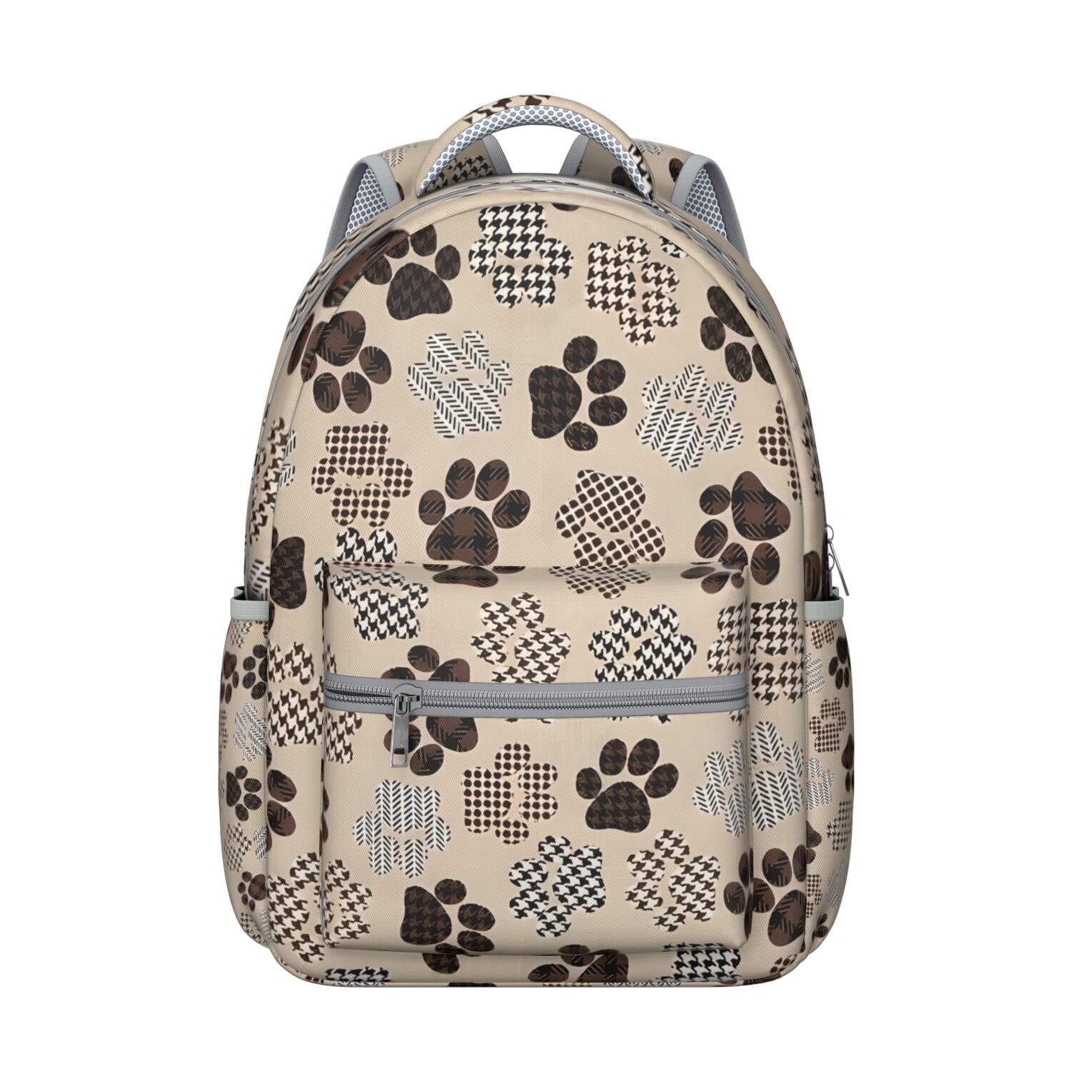 Paw Print Backpack for School,Cute School Bag,Schoolbag with Adjustable ...
