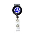 thumbnail image 1 of Paw Print - Blue Retractable Badge Card ID Holder, 1 of 1