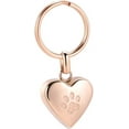 thumbnail image 1 of Paw Print Cremation Urn Keychain for Pet Ashes, Cremation Jewelry Memorial Urn Keyring Ash Holder for Pet, 1 of 6