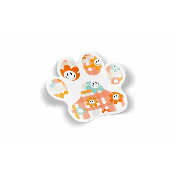 Paw Print Design 15 Waterproof Sticker