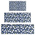 thumbnail image 1 of Paw Print Dog Bone Kitchen Rugs Sets Of 3,Kitchen Runner Rugs Non Skid Washable,Decorative Kitchen Floor Mats for Kitchen,Sink,Laundry,17"x30"+ 17"x47" + 17"x59", 1 of 6