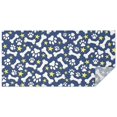 thumbnail image 1 of Paw Print Dog Bone Rectangle Tablecloth 60"x120",Waterproof Polyester Rectangle Table Cloth, Wipeable Spillproof Polyester Tablecloth for Dining, Camping, Indoor and Outdoor, 1 of 6