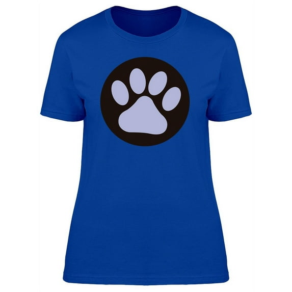 Paw Print Dog T-Shirt Women -Image by Shutterstock, Female Large