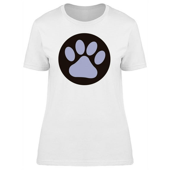 Paw Print Dog T-Shirt Women -Image by Shutterstock, Female Medium