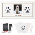 thumbnail image 1 of Paw Print Frame Kit,Dog/Cat Paw Print Kit,Soft Pawprint Clay&Clean Touch Ink Pad,Pet Paw Print Impression Kit with Customization Tool,Wooden Pet Memorial Frame,DIY Dog Lover Gifts, 1 of 1