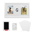 thumbnail image 1 of Paw Print Frame Kit - Dog Paw Print Kit and Cat Paw Print Kit for All Breeds - Pet Memorial Picture Frame, Mess Free Clean Touch Ink Pad, Pawprint Cards - Personalized Memory Keepsake - Pet Loss Gifts, 1 of 10
