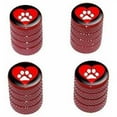 thumbnail image 1 of Paw Print Heart Dog Cat Love Tire Rim Wheel Aluminum Valve Stem Caps, Multiple Colors, 1 of 1