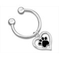 thumbnail image 1 of Paw Print Heart Key Chains, 1 of 1