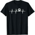 thumbnail image 1 of Paw Print Heartbeat Veterinarian Vet Tech T-Shirt T-Shirt, 1 of 5