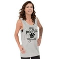 thumbnail image 1 of Paw Print In My Heart Cute Pet Owner Tank Top Tee Shirt Women Brisco Brands L, 1 of 5