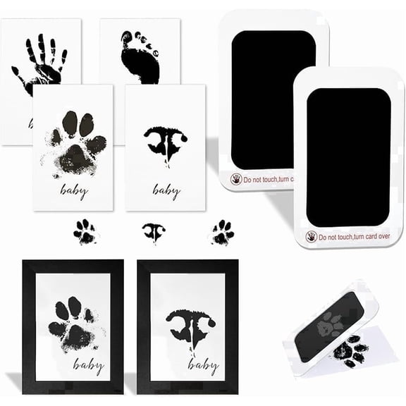 Pet Paw Printing Kit, Paw Print Ink Pad for Dog Cat Paw Prints, Dog Paw Print Kit, Pet Paw Print Impression Kit, , Memorial Gifts for Cat Dog
