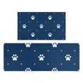 thumbnail image 1 of Paw Print Kitchen Rugs Sets Of 2,Anti Fatigue Kitchen Mat Rugs Non Slip Washable,Decorative Kitchen Floor Mats for Kitchen,Sink,Laundry,17"x30"+17"x47", 1 of 7