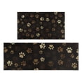 thumbnail image 1 of Paw Print Kitchen Rugs Sets Of 2,Anti Fatigue Kitchen Mat Rugs Non Slip Washable,Decorative Kitchen Floor Mats for Kitchen,Sink,Laundry,17"x30"+17"x47", 1 of 7