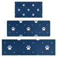 thumbnail image 1 of Paw Print Kitchen Rugs Sets Of 3,Kitchen Runner Rugs Non Skid Washable,Decorative Kitchen Floor Mats for Kitchen,Sink,Laundry,17"x30"+ 17"x47" + 17"x59", 1 of 6
