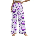 thumbnail image 1 of Paw Print Pajama Pants Comfortable Elastic Waist Pajamas Fashion Sleepwear Bottoms Plus Size Homewear, 1 of 6