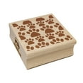 thumbnail image 1 of Paw Print Pattern Background Square Rubber Stamp Stamping Scrapbooking Crafting - Large 2.75in, 1 of 7