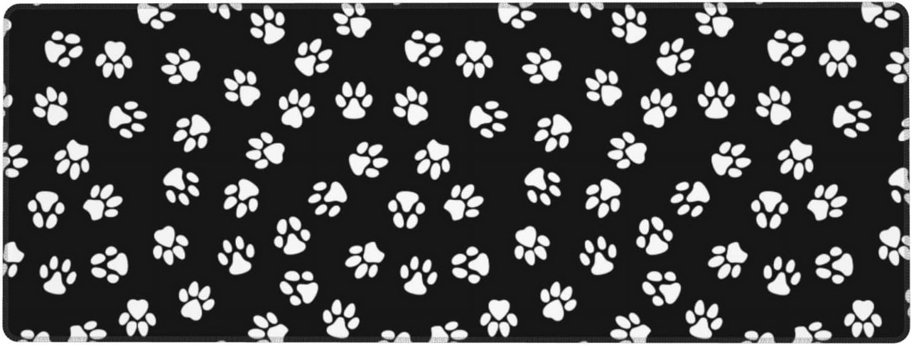 Paw Print Print Desk Pad For Keyboard Mouse Computer Eyboard Mat With Paw print print desk pad for keyboard mouse computer eyboard mat with