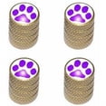 thumbnail image 1 of Paw Print Purple Tire Rim Wheel Aluminum Valve Stem Caps, Multiple Colors, 1 of 1
