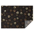 thumbnail image 1 of Paw Print Rectangle Tablecloth 60"x84",Waterproof Polyester Rectangle Table Cloth, Wipeable Spillproof Polyester Tablecloth for Dining, Camping, Indoor and Outdoor, 1 of 5