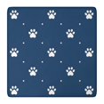 thumbnail image 1 of Paw Print Square Fitted Tablecloth with Elastic Edge,Square Table Cover,Washable Elastic Table Cover for Home Kitchen Party Decor 36"x36", 1 of 6