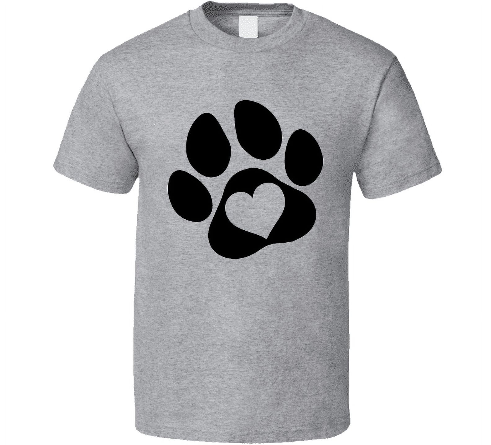 Cat Paw Print Casual T Shirt main image 1