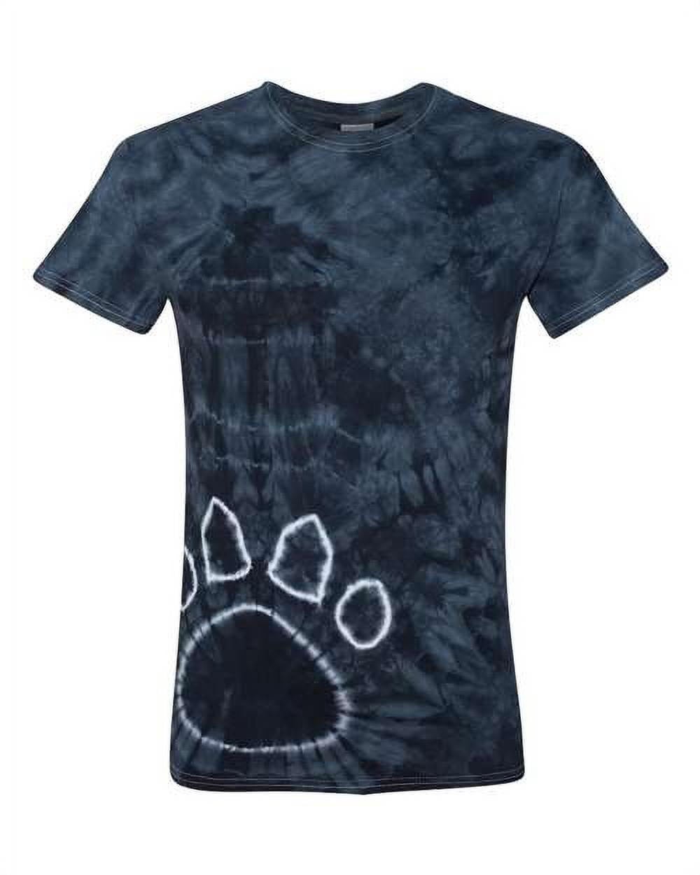 Paw Print Tie-Dye T-Shirt - Walmart.com