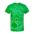 thumbnail image 1 of Paw Print Tie-Dye T-Shirt, 1 of 4