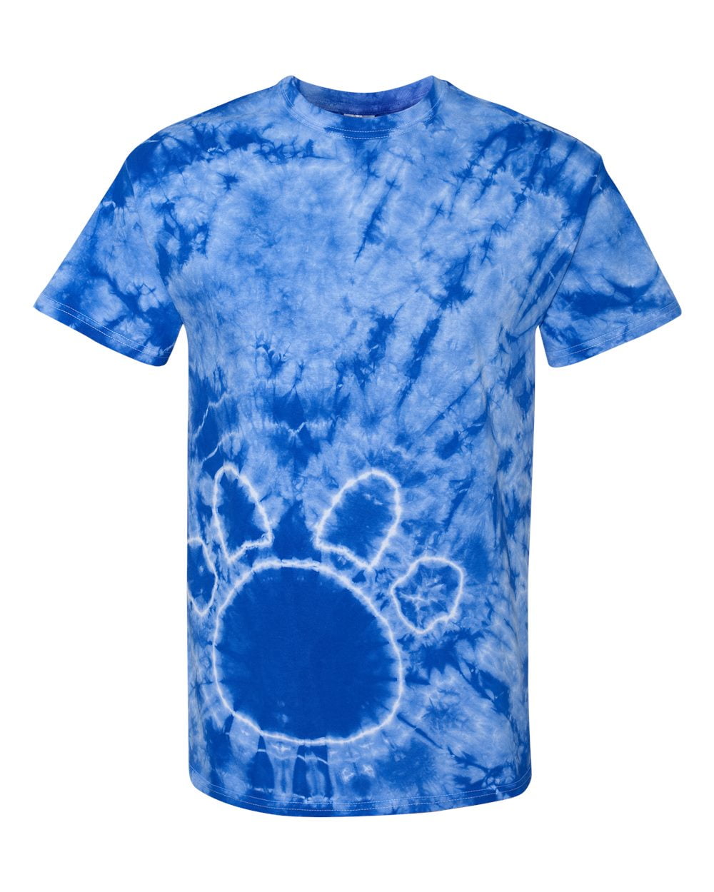 Tie dye paw print t shirt new arrivals