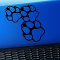 thumbnail image 1 of Paw Print Trio - Vinyl Decal - Choose Color - [BLACK], 1 of 1