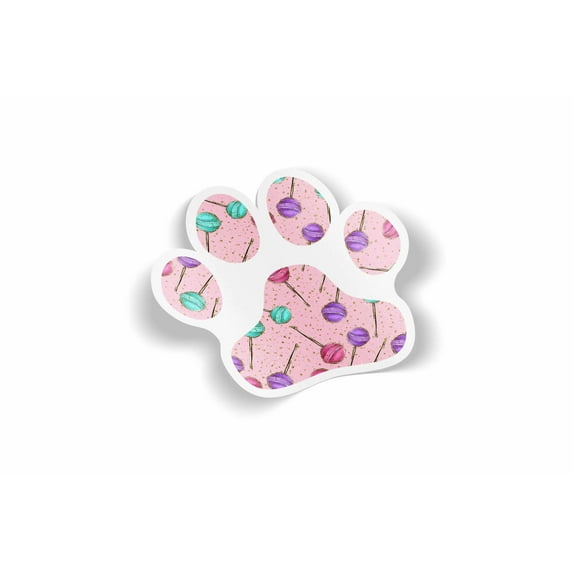 Paw Print Design 6 Waterproof Sticker