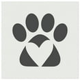 thumbnail image 1 of Paw Print with Heart Dog DIY Cookie Wall Craft Stencil - 5.5 Inch, 1 of 5