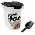 thumbnail image 1 of Paw Prints 15 lb. Food Bin, Bulldog, 1 of 5