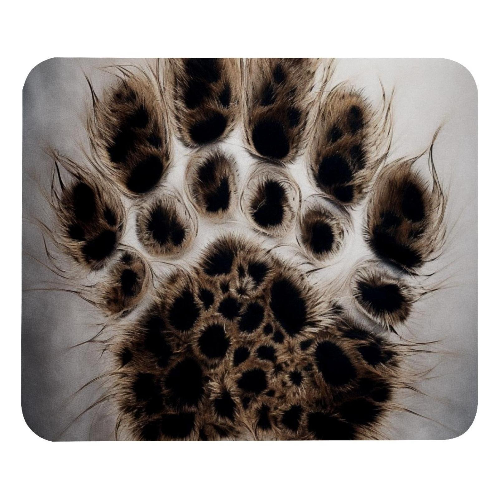 Paw Prints Big Square Mouse Pad, Computer Mousepad Cloth with ...