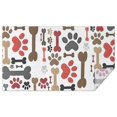 thumbnail image 1 of Paw Prints and Bones Rectangle Tablecloth 60"x102",Waterproof Polyester Rectangle Table Cloth, Wipeable Spillproof Polyester Tablecloth for Dining, Camping, Indoor and Outdoor, 1 of 6