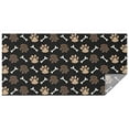thumbnail image 1 of Paw Prints and Bones Rectangle Tablecloth 60"x120",Waterproof Polyester Rectangle Table Cloth, Wipeable Spillproof Polyester Tablecloth for Dining, Camping, Indoor and Outdoor, 1 of 6