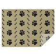 thumbnail image 1 of Paw Prints and Bones Rectangle Tablecloth 60"x84",Waterproof Polyester Rectangle Table Cloth, Wipeable Spillproof Polyester Tablecloth for Dining, Camping, Indoor and Outdoor, 1 of 5