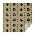 thumbnail image 1 of Paw Prints and Bones Square Tablecloth,Waterproof Square Table Cover,Wipeable Spillproof Washable Table Cover for Home Kitchen Party Decor 42"X42"(107x107cm), 1 of 6