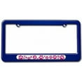 thumbnail image 1 of Paw Prints, Hot Pink License Plate Tag Frame, Multiple Colors, 1 of 1