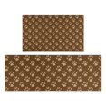 thumbnail image 1 of Paw Prints Kitchen Rugs Sets Of 2,Anti Fatigue Kitchen Mat Rugs Non Slip Washable,Decorative Kitchen Floor Mats for Kitchen,Sink,Laundry,17"x30"+17"x47", 1 of 7