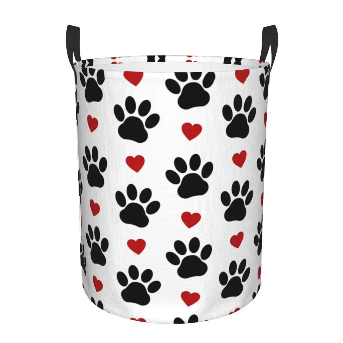 Large Round Storage Basket With Pink Cow Print - Camo Toy Basket, Laundry Hamper, 20x20x14 Inches - View #7