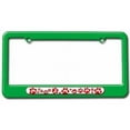 thumbnail image 1 of Paw Prints, Red License Plate Tag Frame, Multiple Colors, 1 of 1
